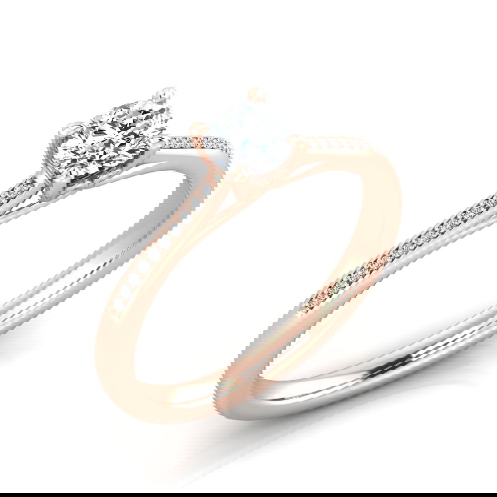 Verlobungsring VR21 750er Roségold - 2258