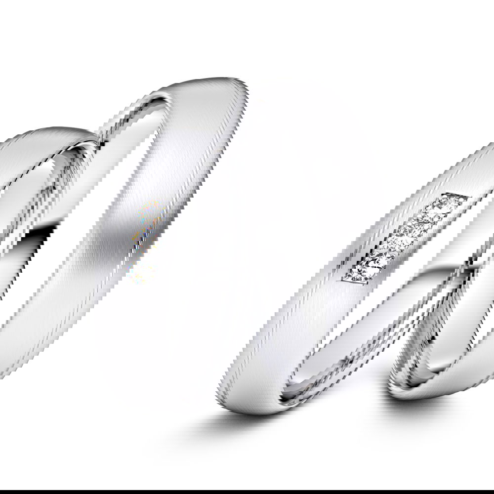 Partnerringe / Freundschaftsringe Wiesbaden 925er Silber - 5140
