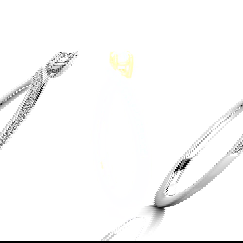 Vorschau: Verlobungsring VR32 585er Weiß-/Gelbgold - 5310