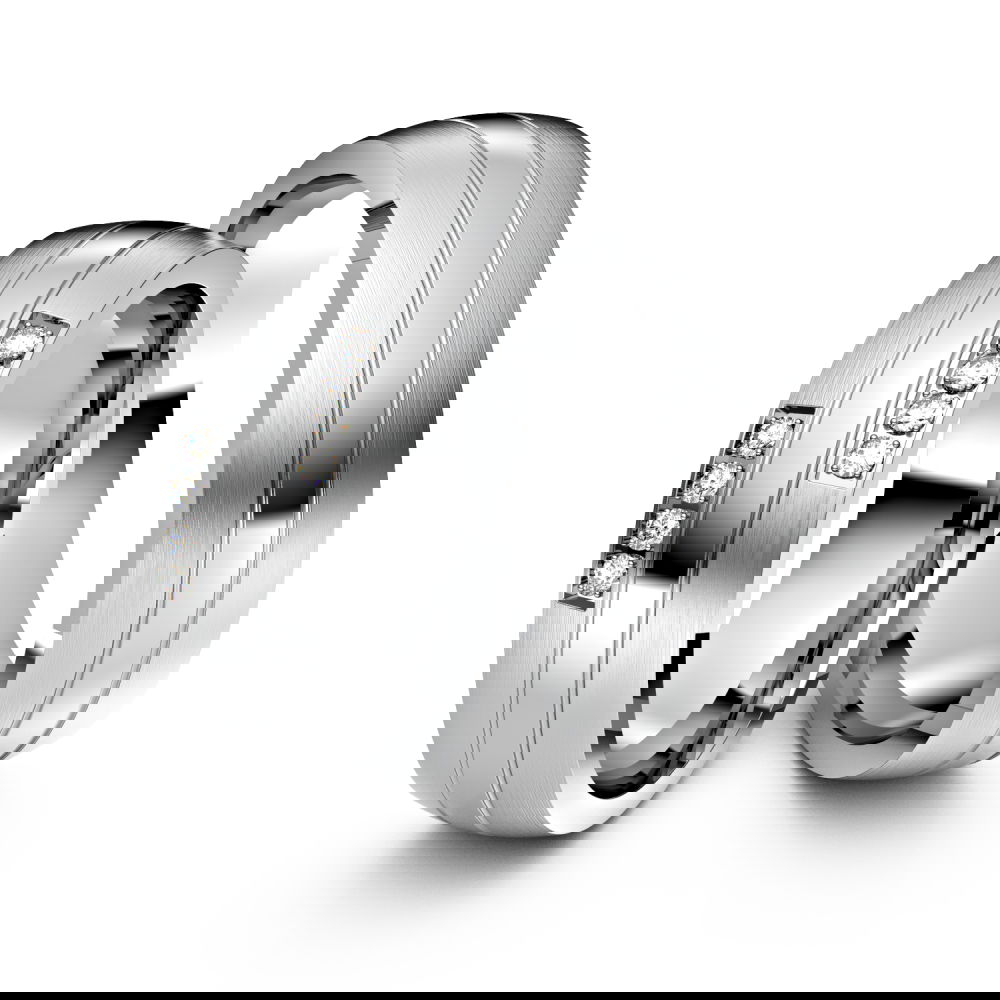 ASF Trauringe Partnerringe E010 Edelstahl - 4989