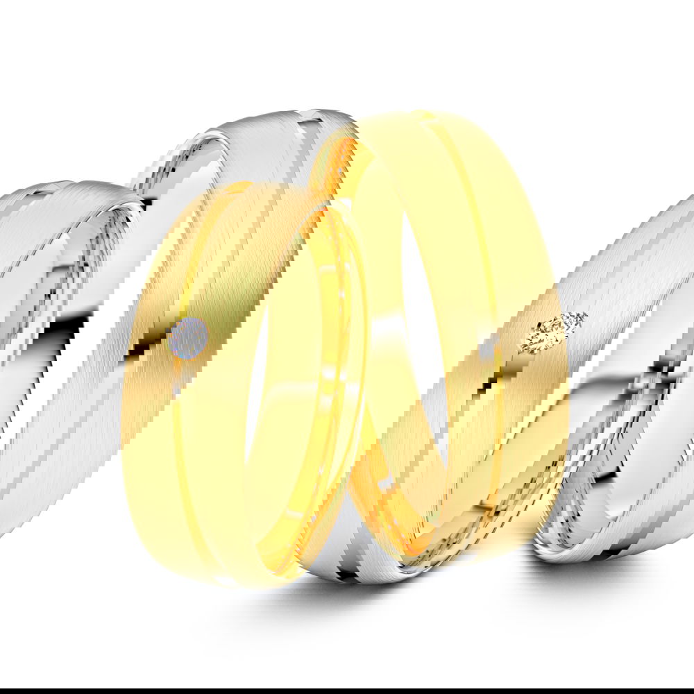 Trauringe Bonn 333er Gelbgold - 2457