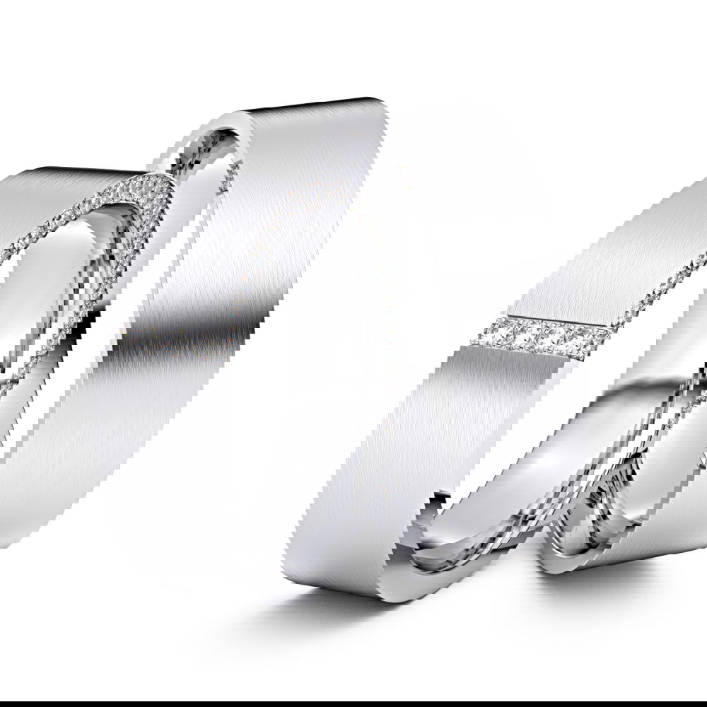 Partnerringe / Freundschaftsringe Grimma 925er Silber - 5504