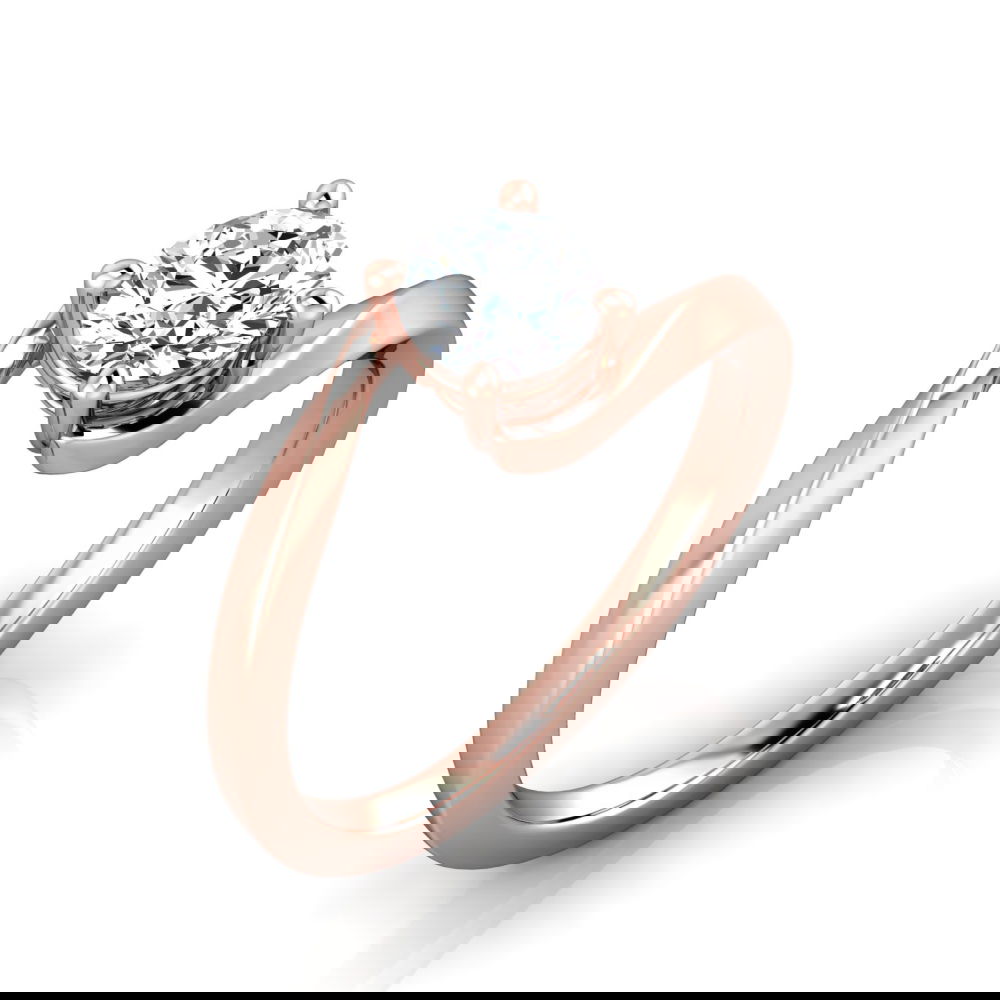 Verlobungsring VR31 585er Rotgold - 6643