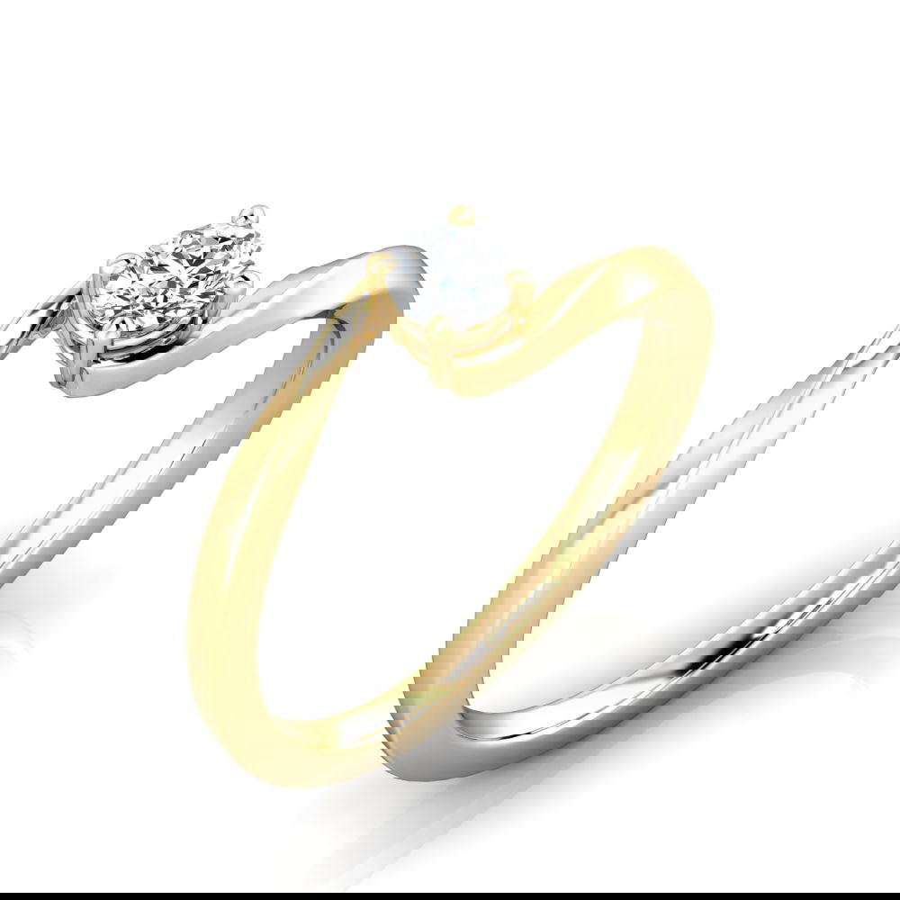 Verlobungsring VR31 585er Gelbgold - 6571