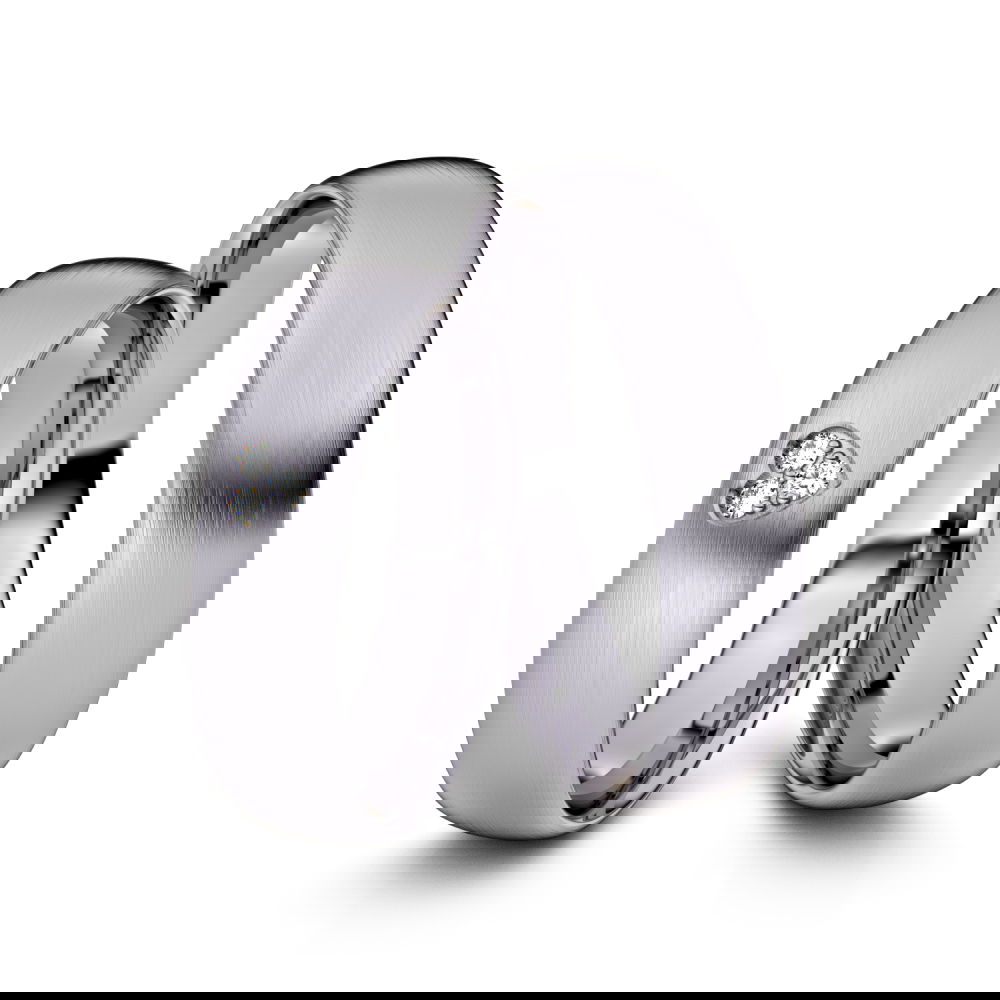 Trauringe Riesa 950er Palladium - 7285