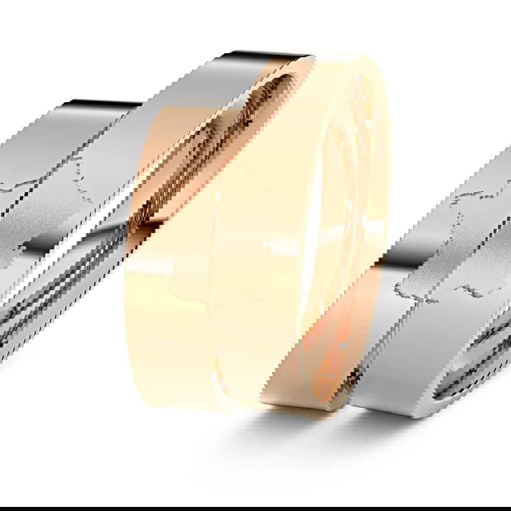Trauringe Frankreich 333er Rotgold - 0049