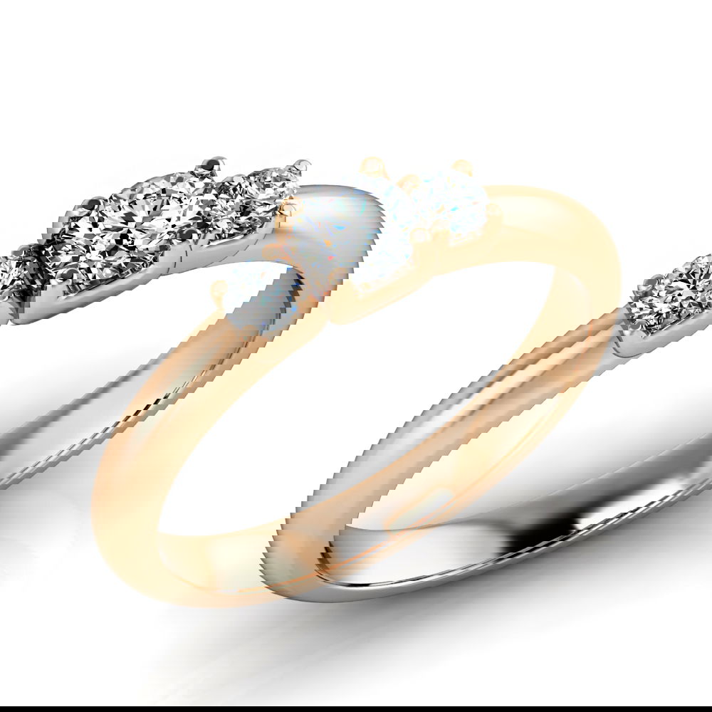 Verlobungsring VR13 750er Roségold - 8524