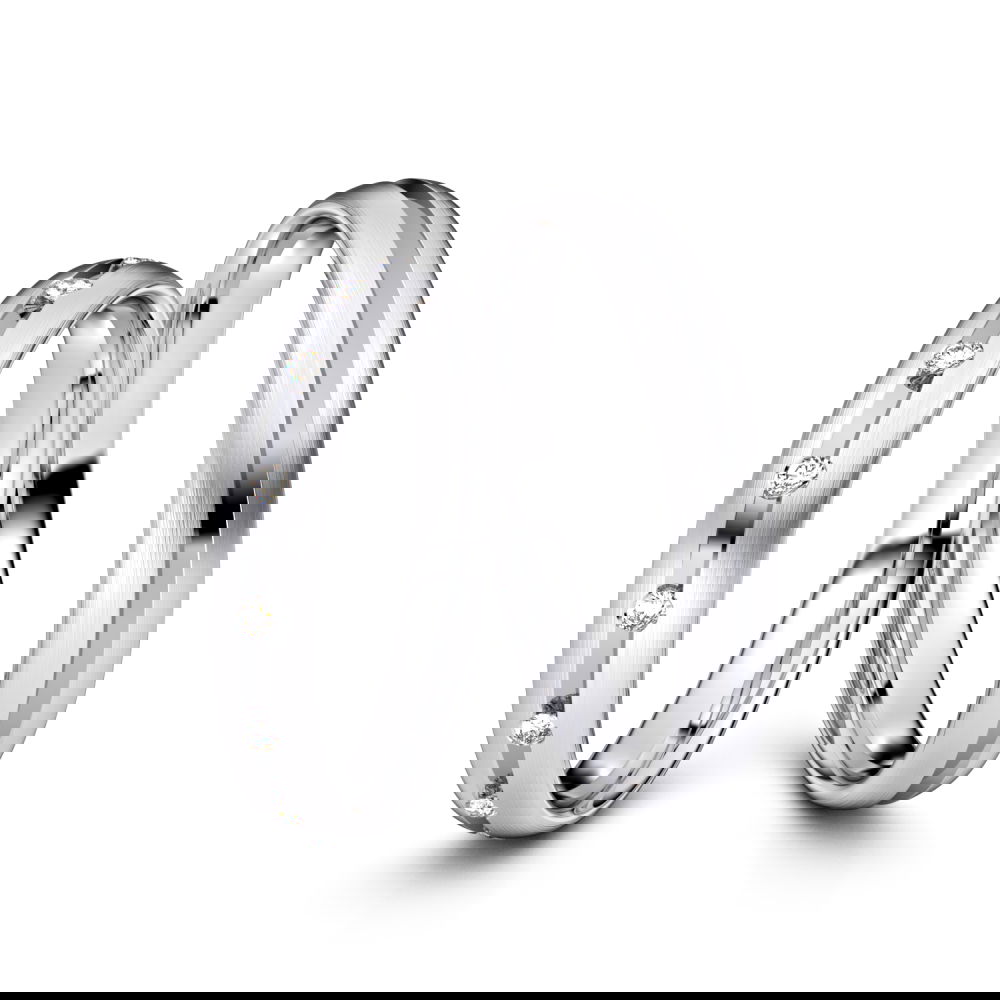 Partnerringe / Freundschaftsringe Kevelaer 925er Silber - 5495