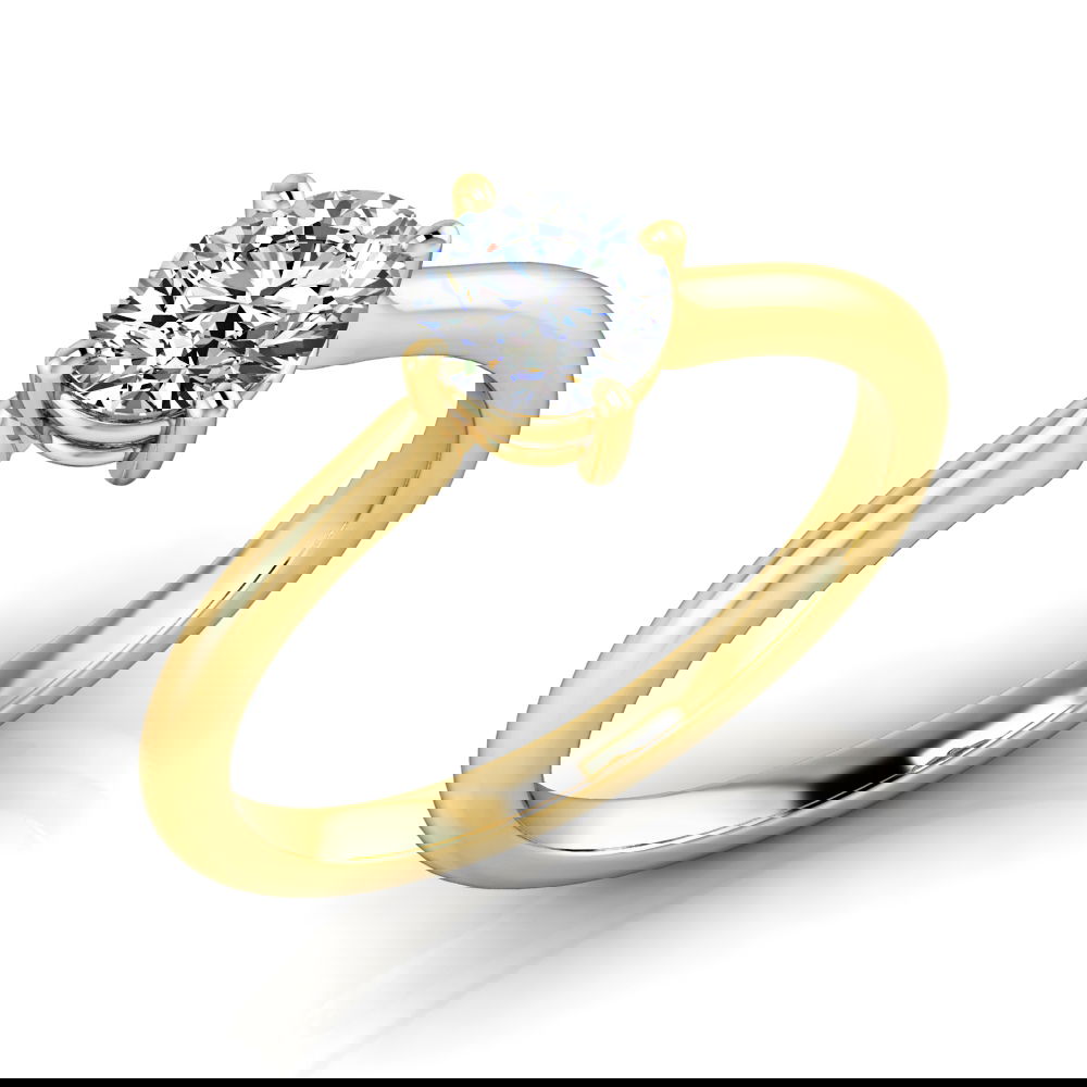Verlobungsring VR17 585er Gelbgold - 0158 - Antragsring