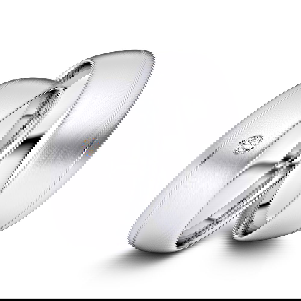 Partnerringe / Freundschaftsringe Magdeburg 925er Silber - 5170