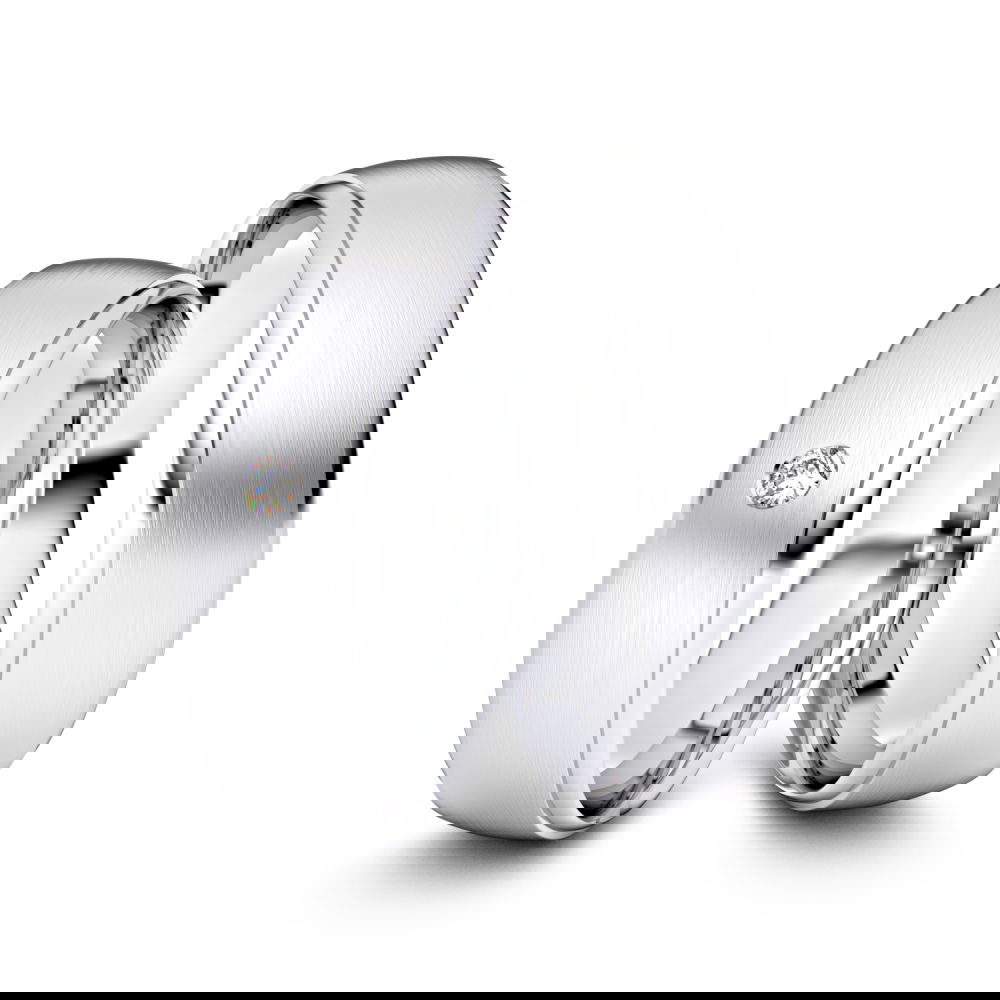 Partnerringe / Freundschaftsringe Unna 925er Silber - 5563