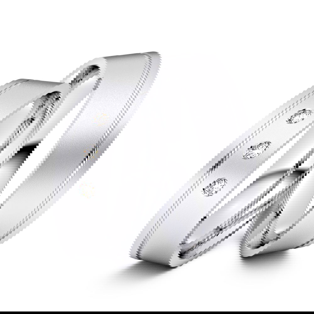Partnerringe / Freundschaftsringe Hannover 925er Silber - 5216