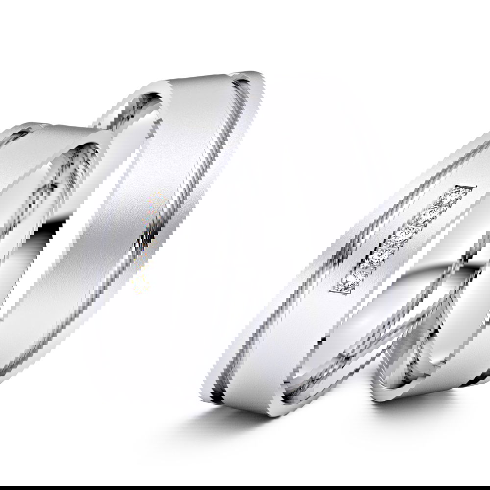 Partnerringe / Freundschaftsringe Witten 925er Silber - 5101