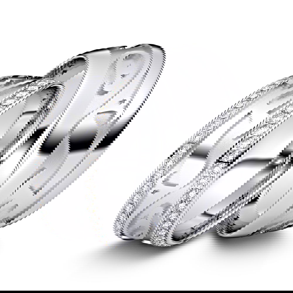 Partnerringe / Freundschaftsringe Weiden idOPf 925er Silber - 5365