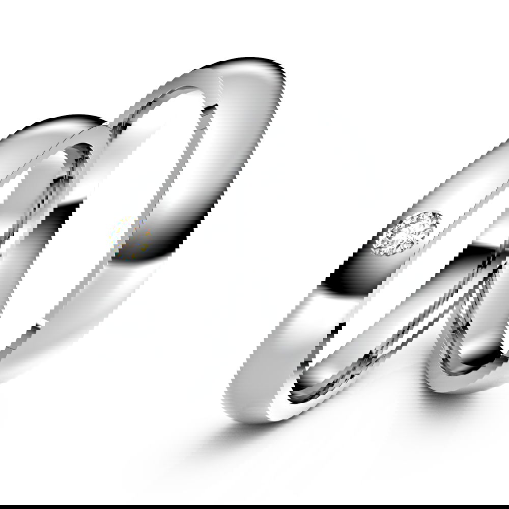 ASF Trauringe Partnerringe E022 Edelstahl - 1702