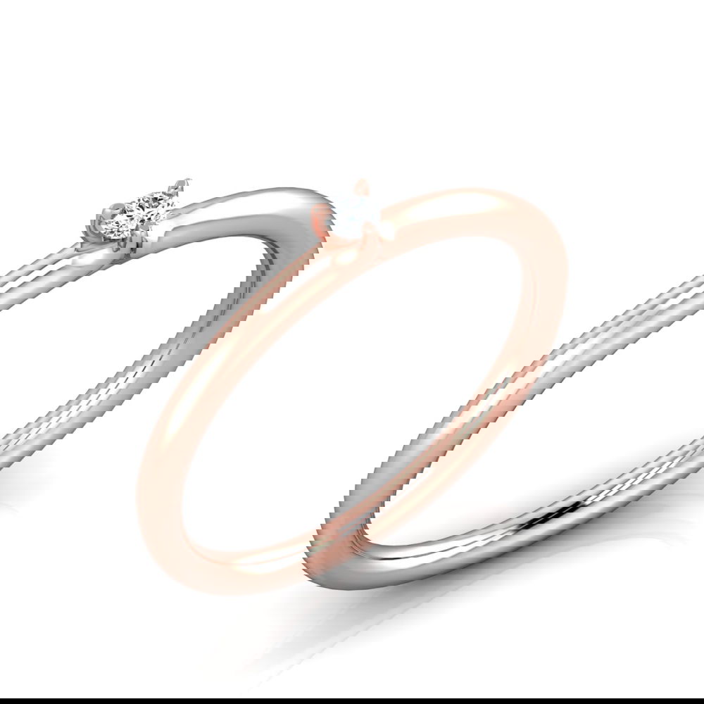 Verlobungsring VR33 585er Rotgold - 5412