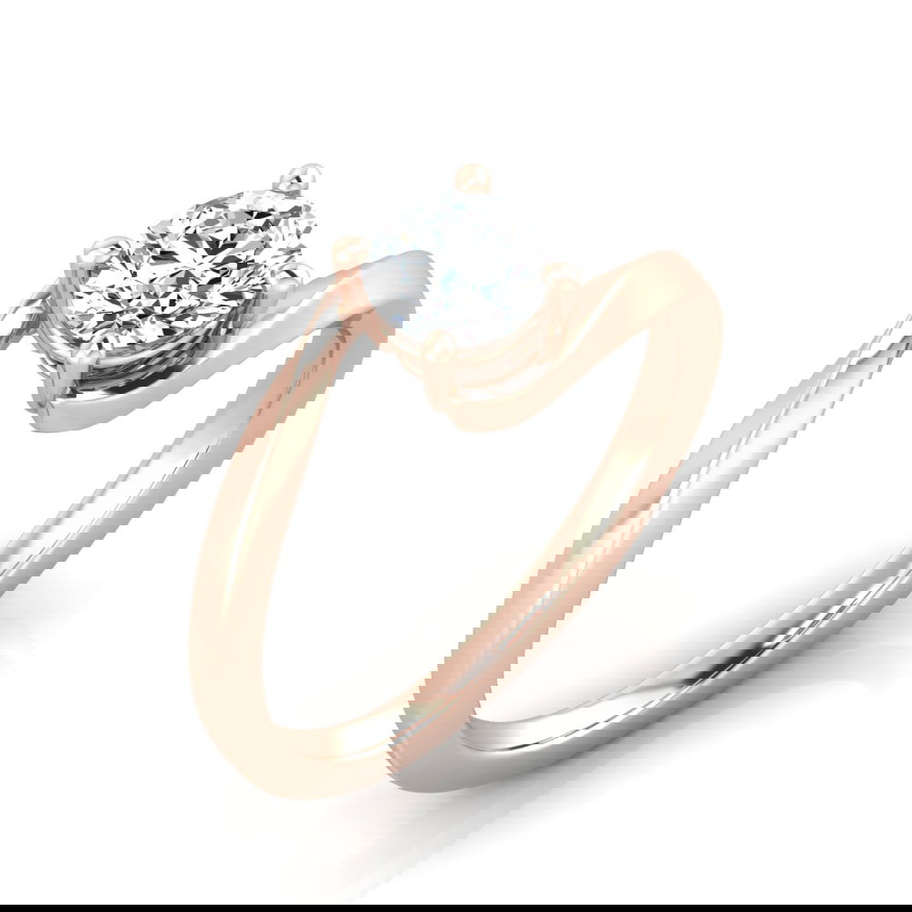 Verlobungsring VR31 750er Roségold - 6604