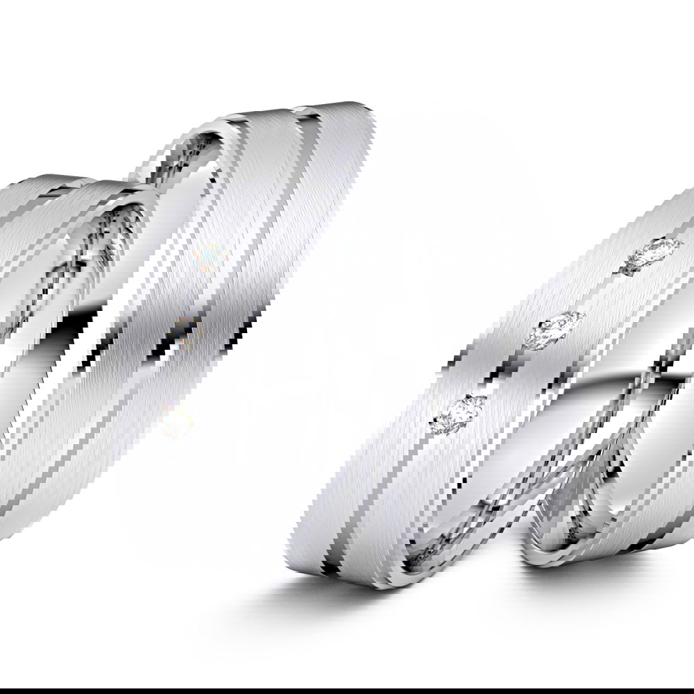 Partnerringe / Freundschaftsringe Schwenningen 925er Silber - 4999